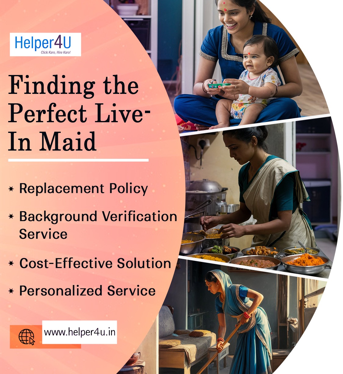 Indian live in domestic Worker