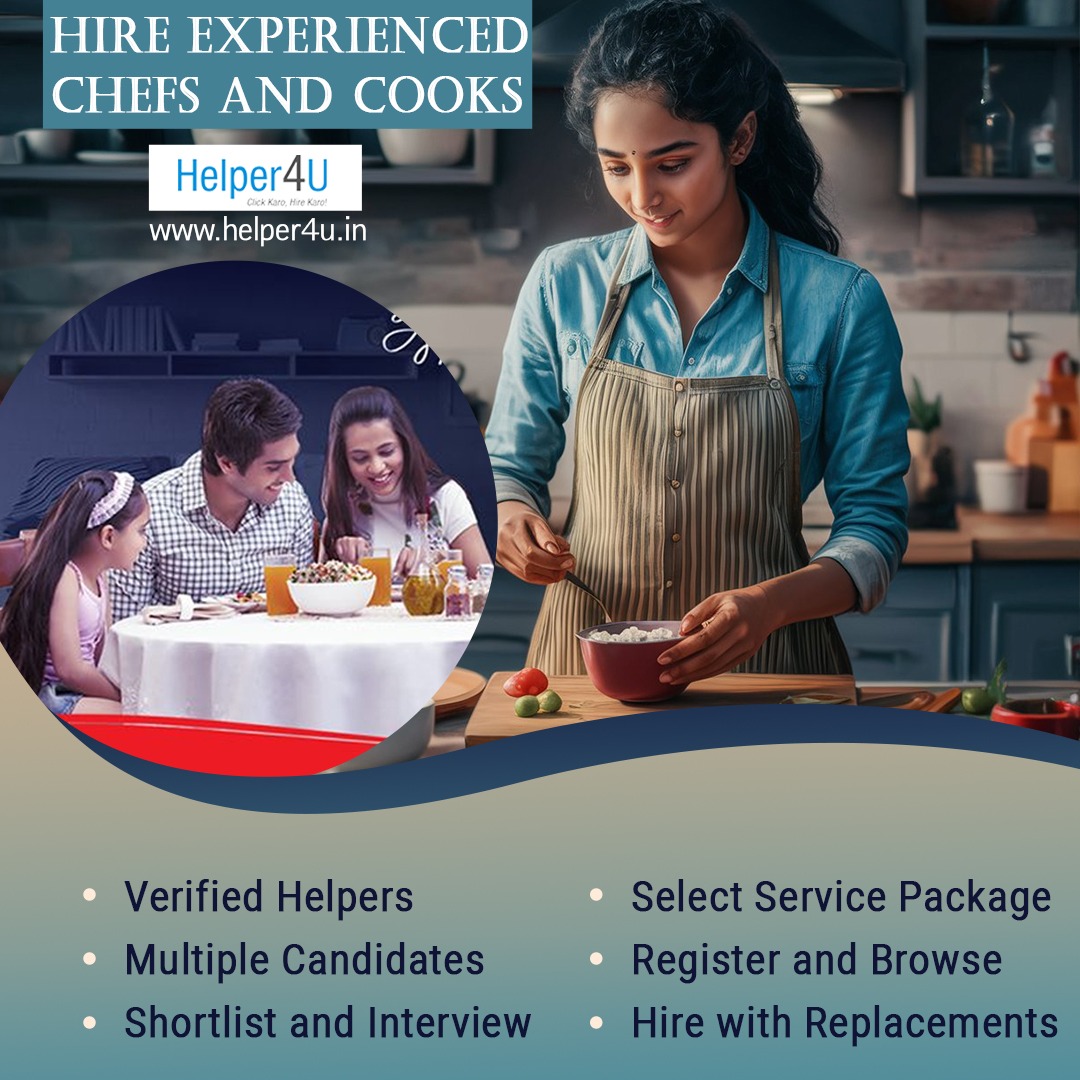 Cooks for hire for home in Delhi