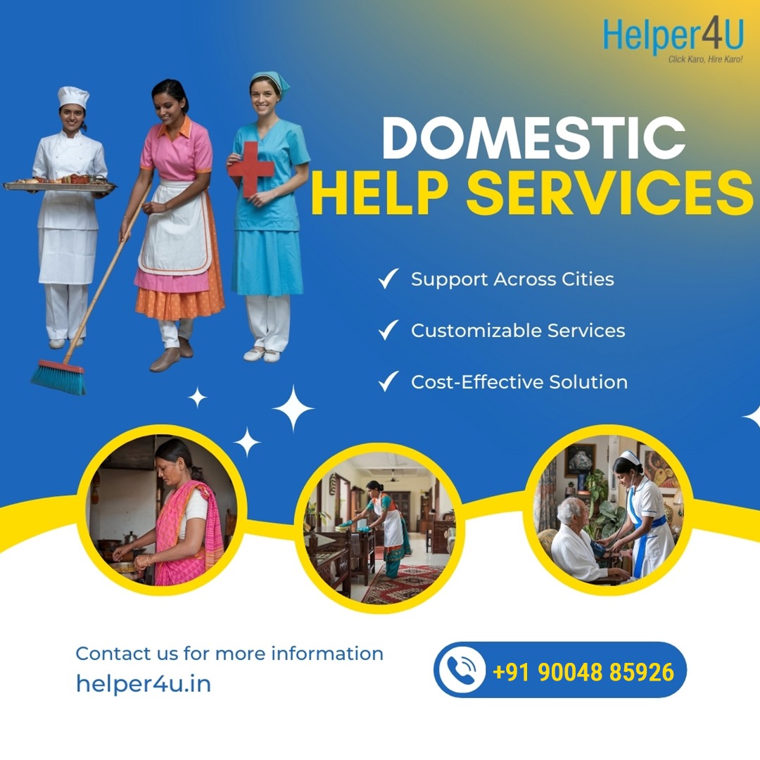 Hiring domestic services, including maids, nannies, full-time housemaids, cooks, and nurses