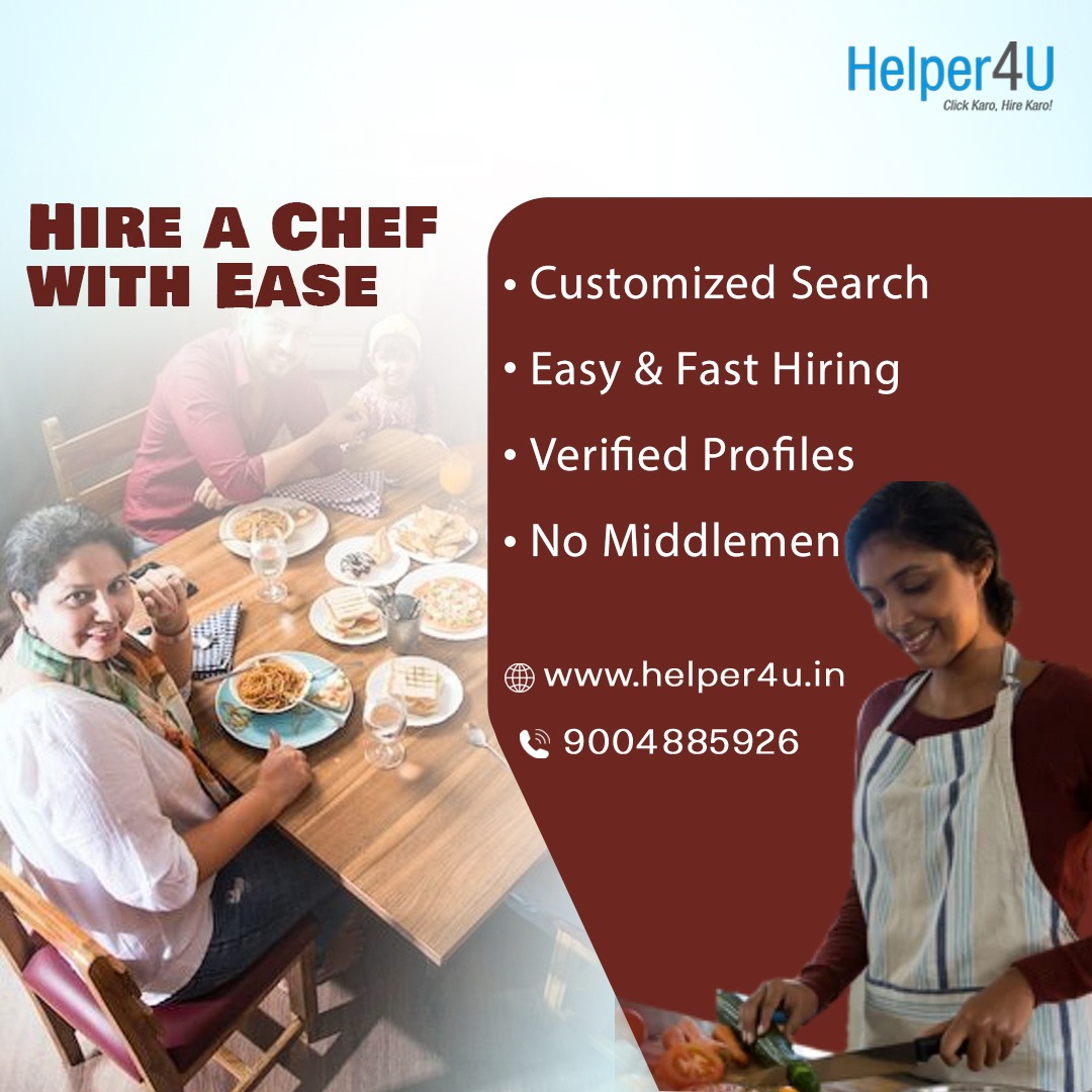 Hire Chef for Home and restaurant